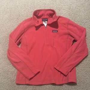 Women’s fleece half zip pullover size M